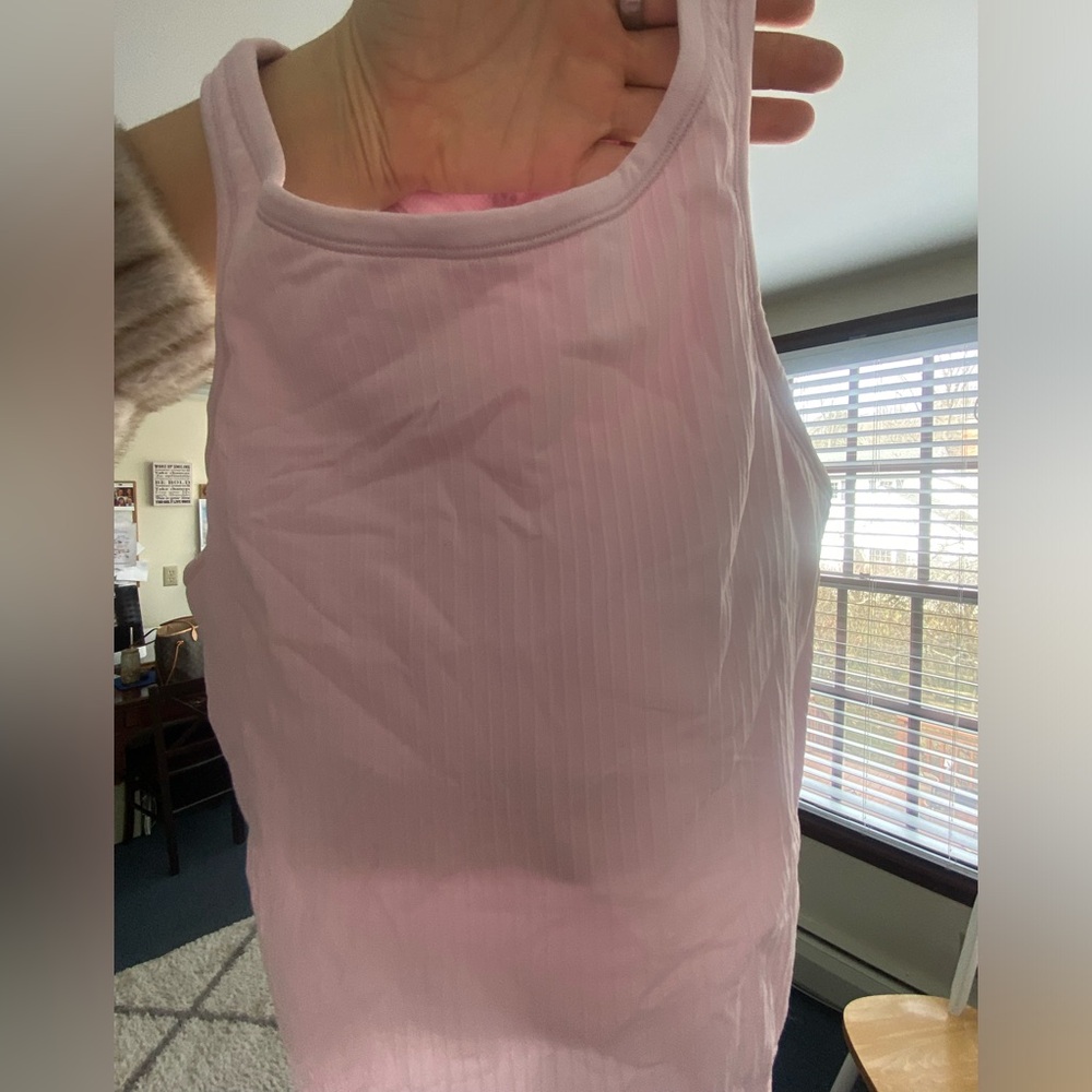 Women's Pink Ribbed Ebb to Street
